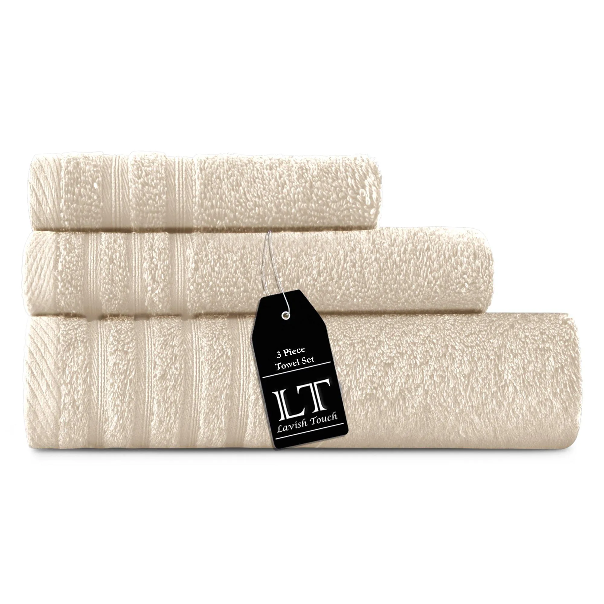 Lavish Touch 100% Cotton 500 GSM Aurelia Towel Set