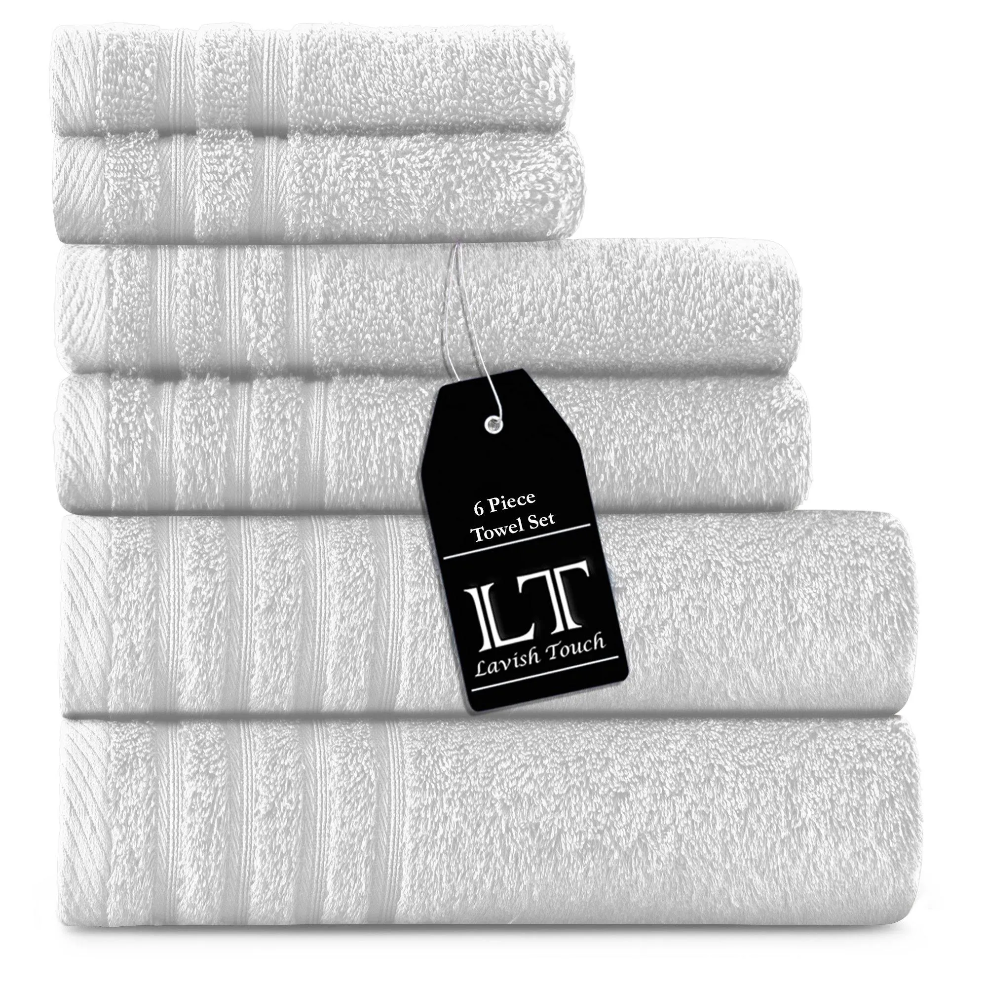 Lavish Touch 100% Cotton 500 GSM Aurelia Towel Set