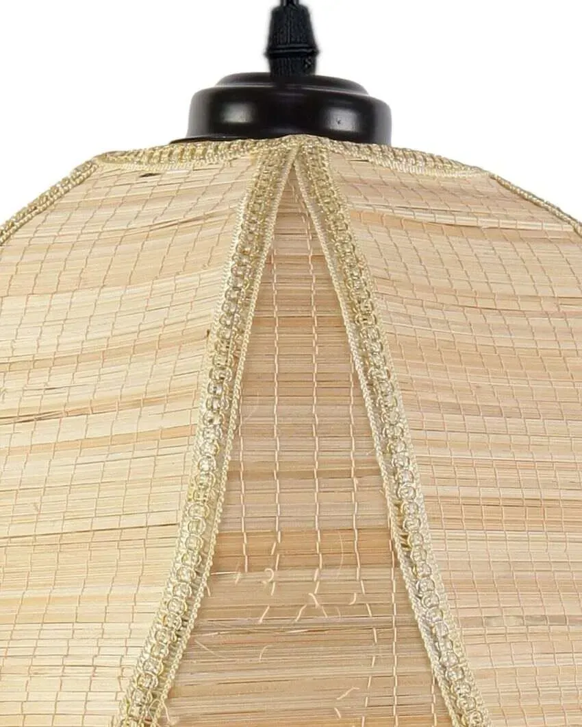 Lotus Bamboo Hanging Lamp | 13 x 21 inches