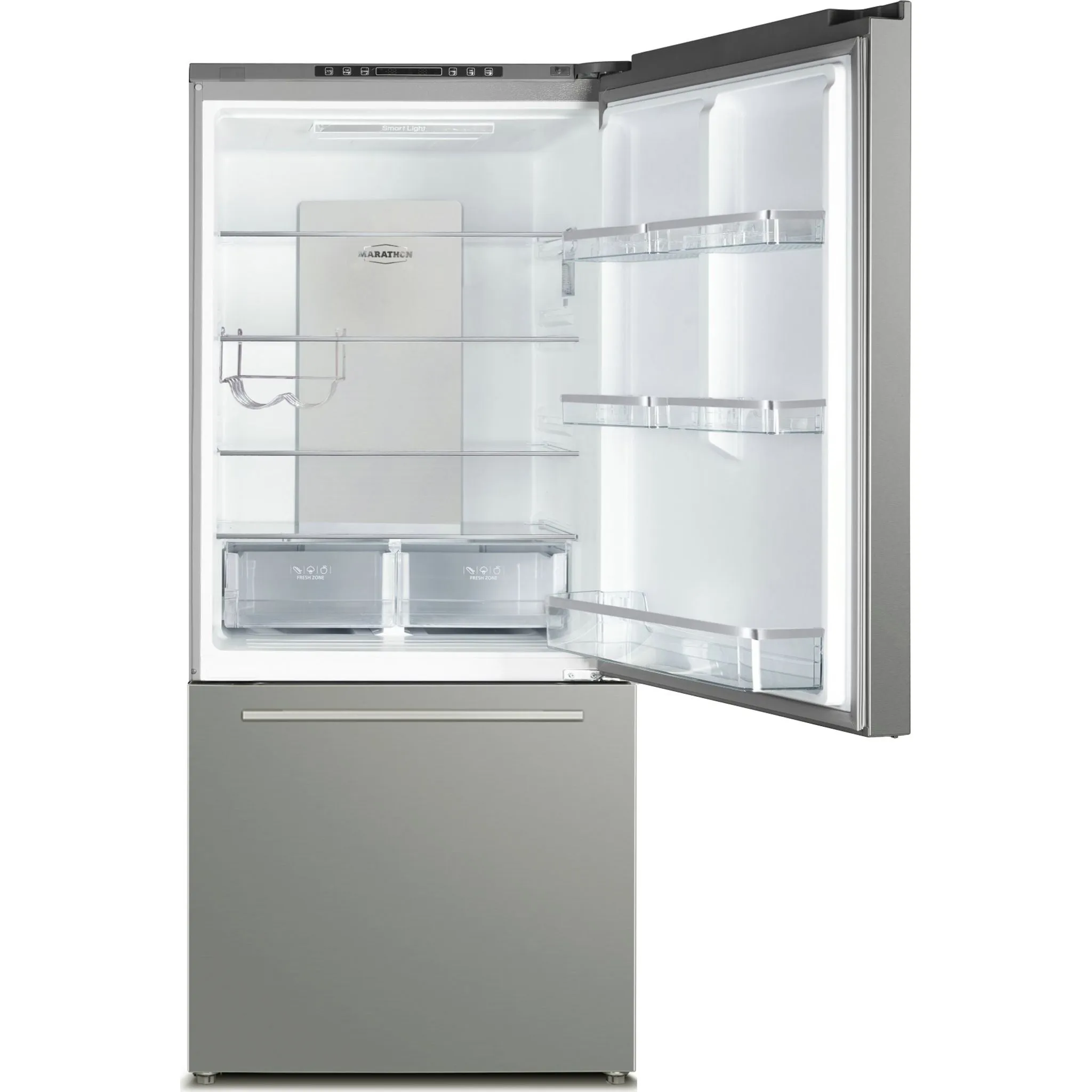 Marathon Bottom Mount Fridge (MFF179SSBM-RH) - Stainless Steel