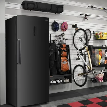 Marathon MFF212BLS 21.2 cu.ft. Black Steel Fridge or Freezer