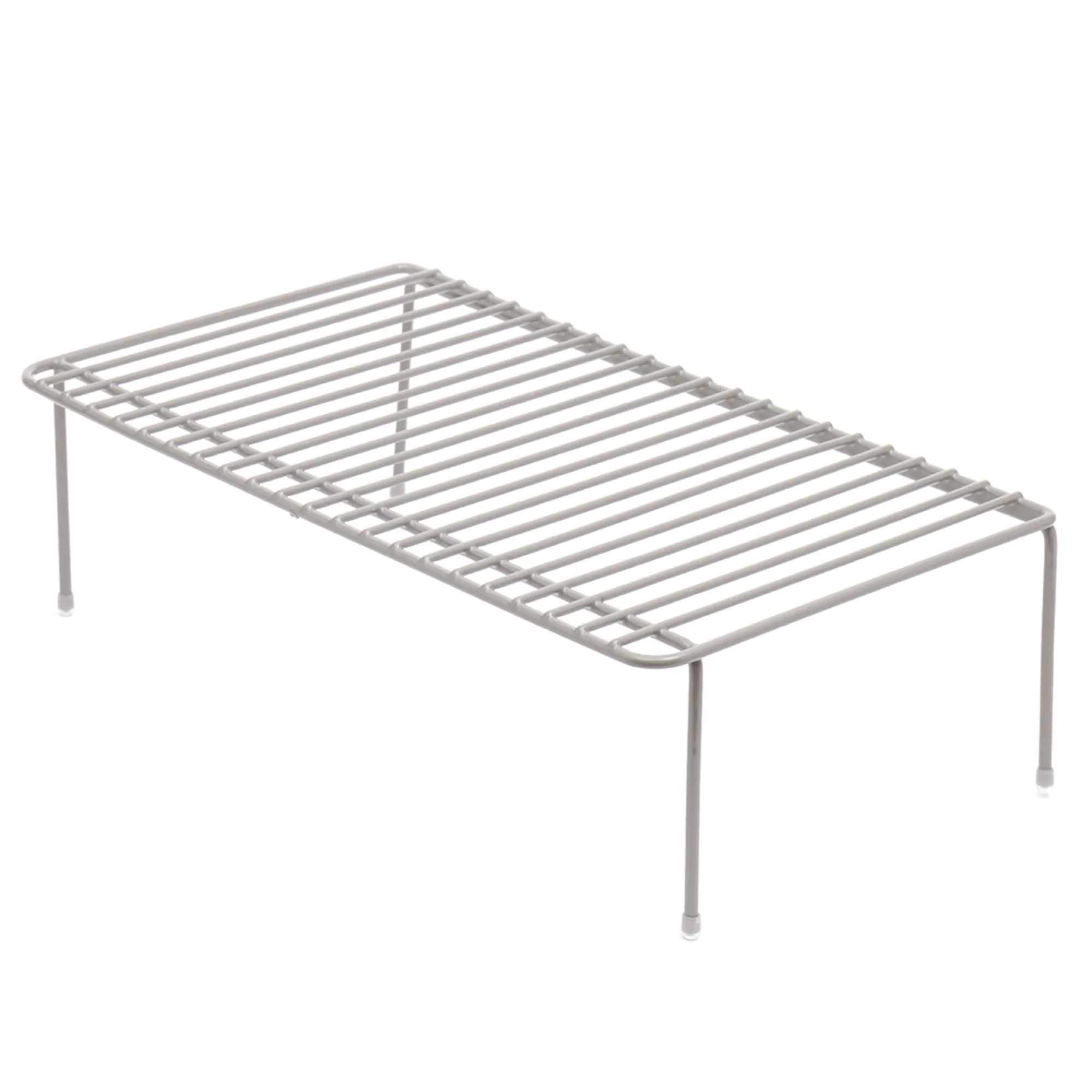 Medium Heavy Weight Vinyl Coated Steel Helper Shelf, Silver