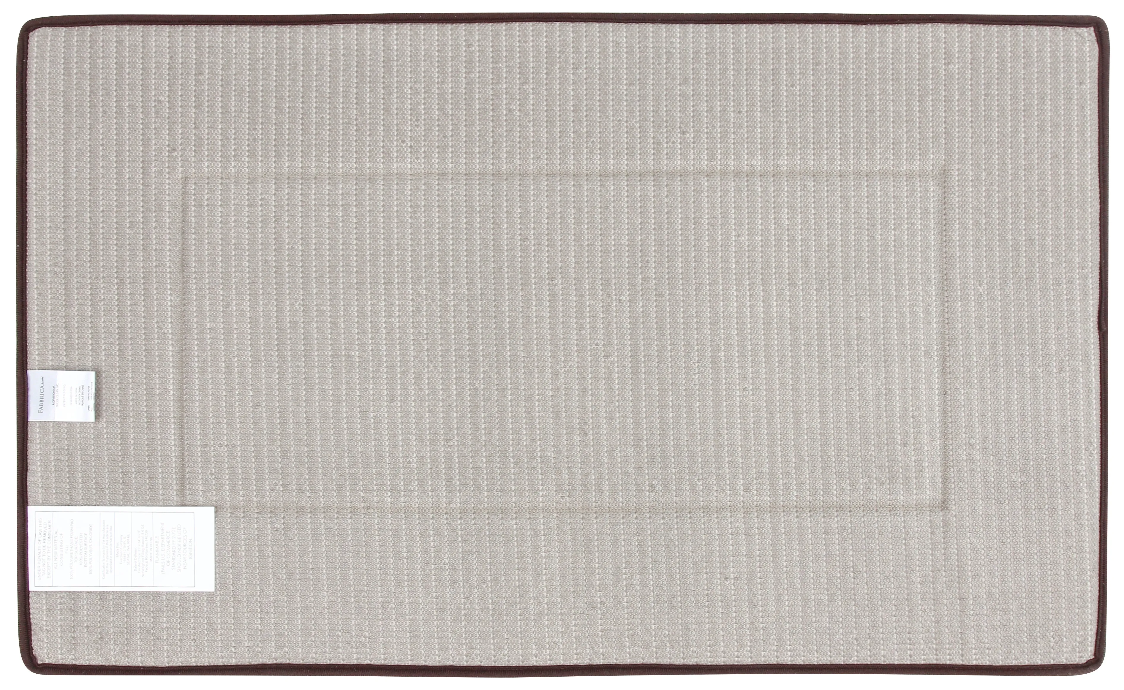 Memory Foam Bath Mat in Coffee Brown, 21 x 34 in