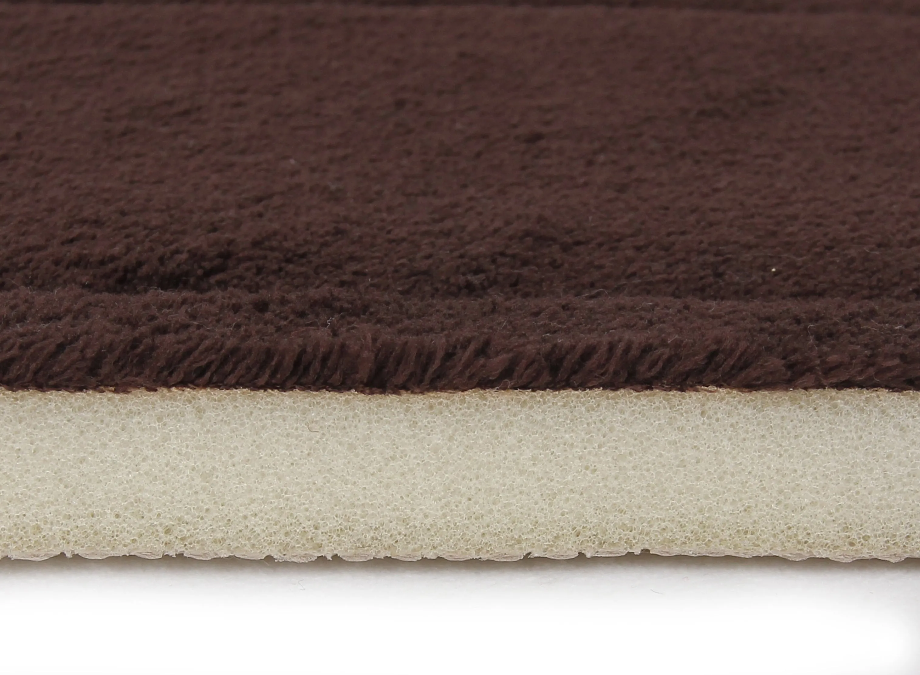 Memory Foam Bath Mat in Coffee Brown, 21 x 34 in