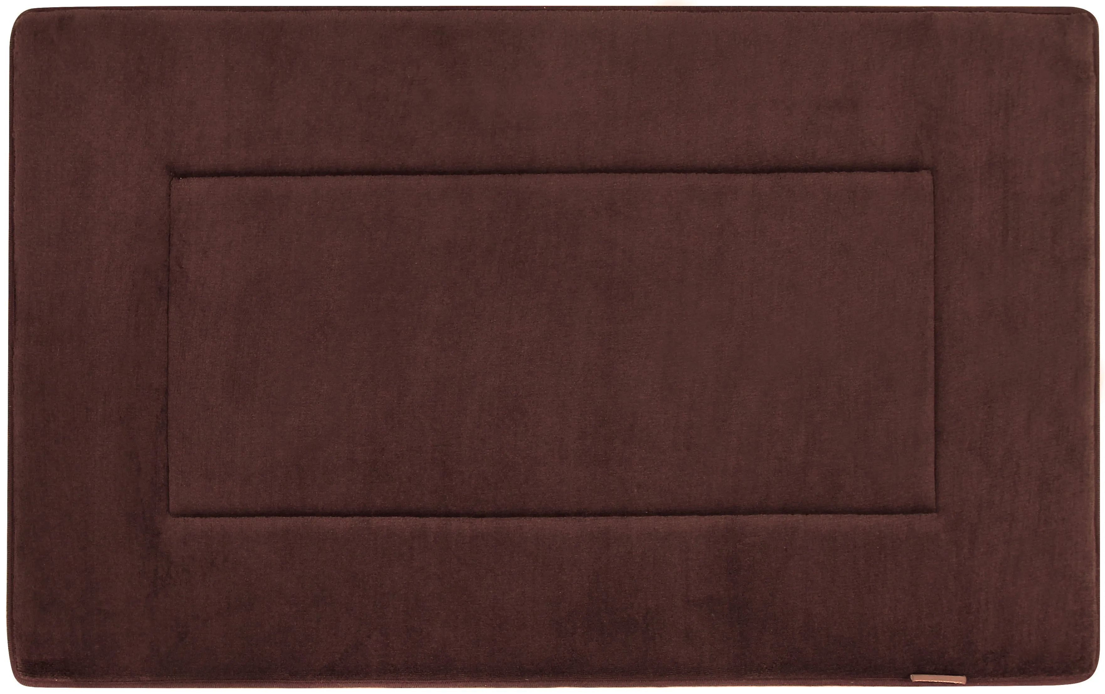 Memory Foam Bath Mat in Coffee Brown, 21 x 34 in