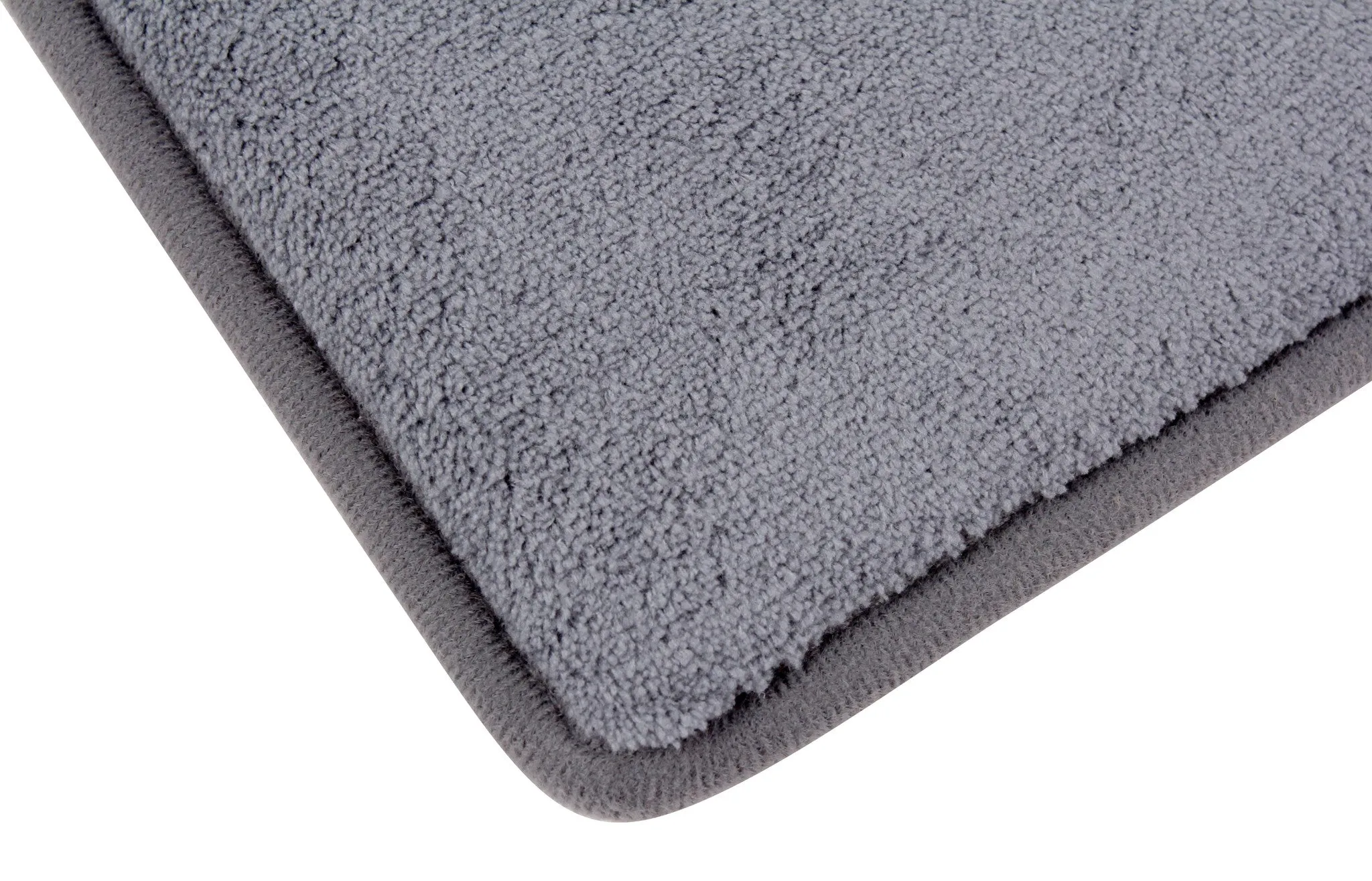 Memory Foam Bath Mat in Slate Grey, 17 x 24 in