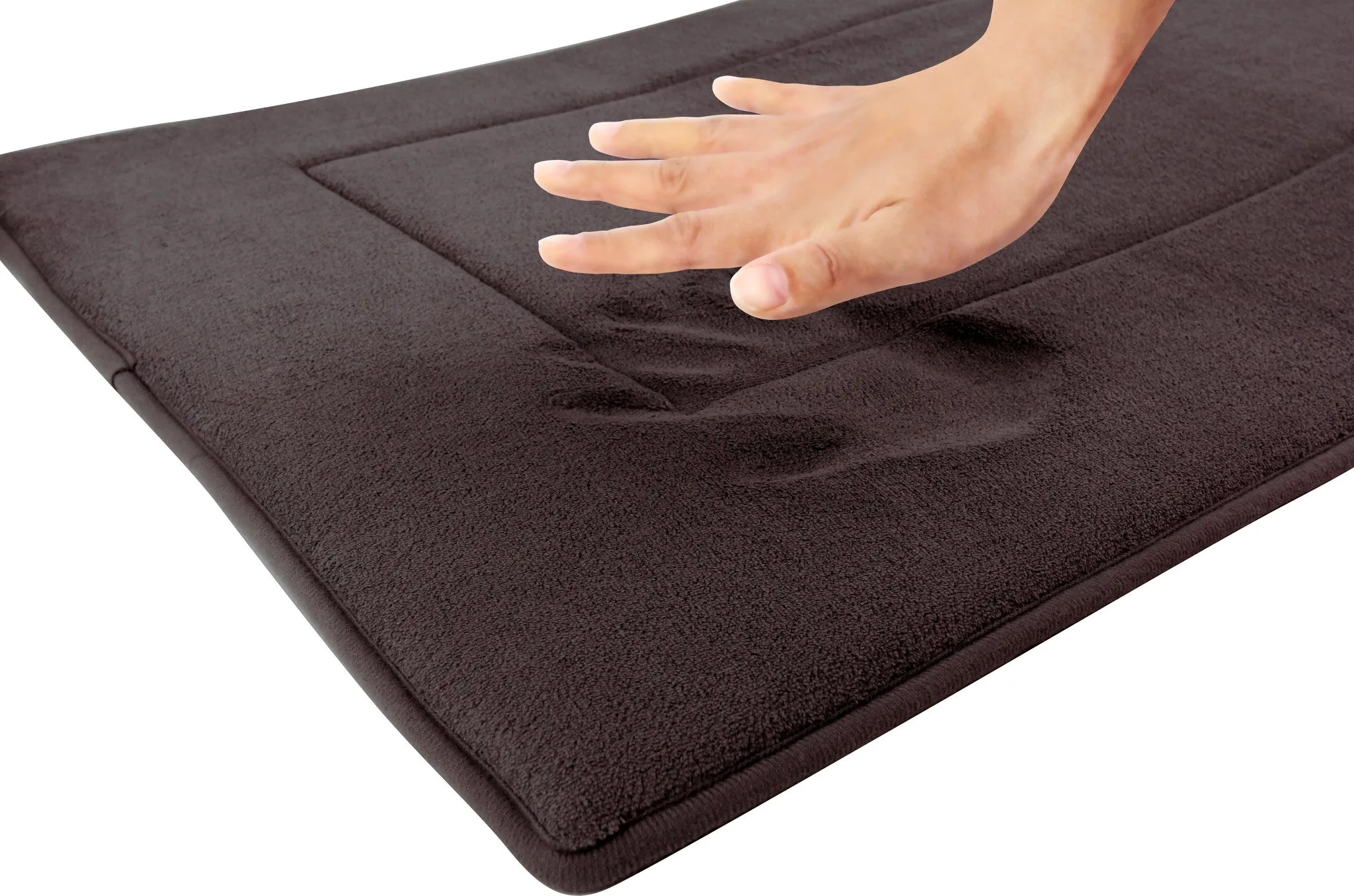 Memory Foam Runner in Coffee Brown, 2 x 6 ft