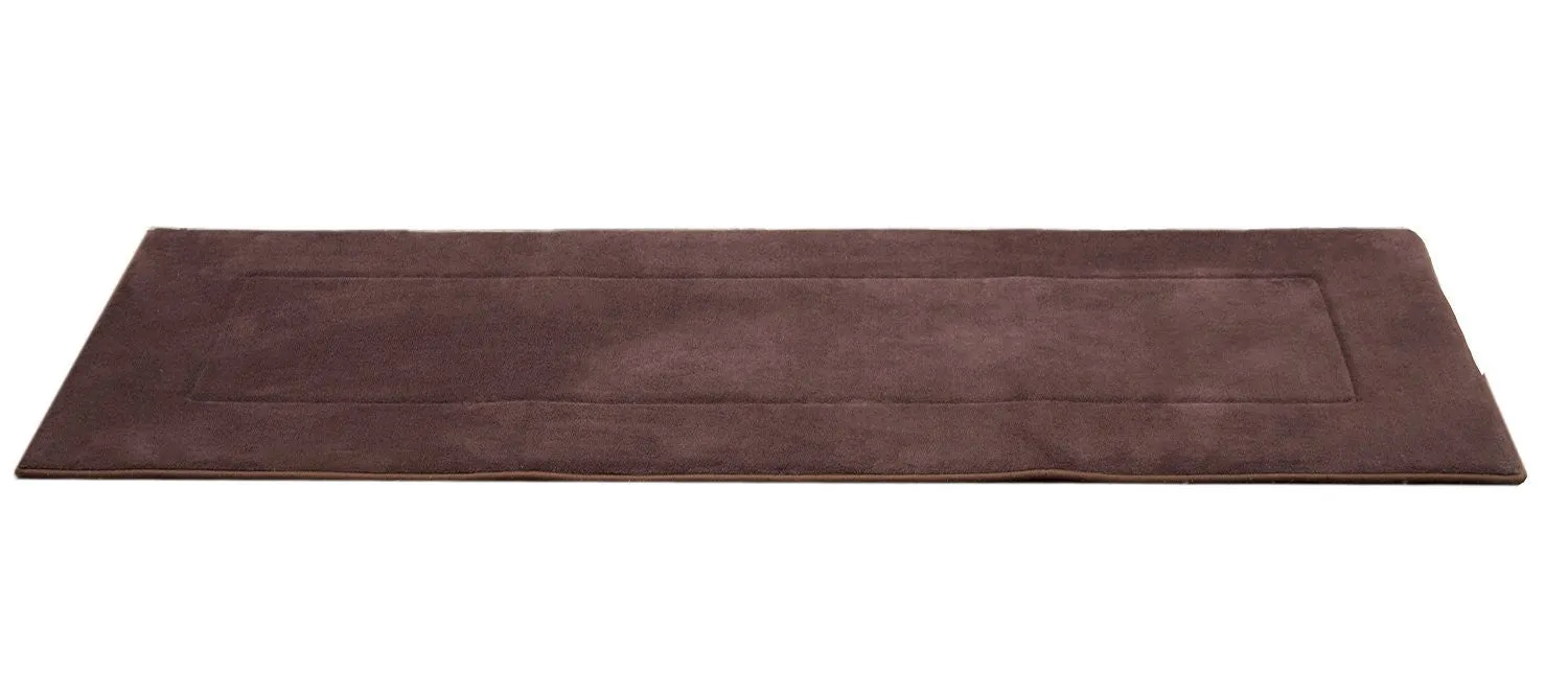 Memory Foam Runner in Coffee Brown, 2 x 6 ft