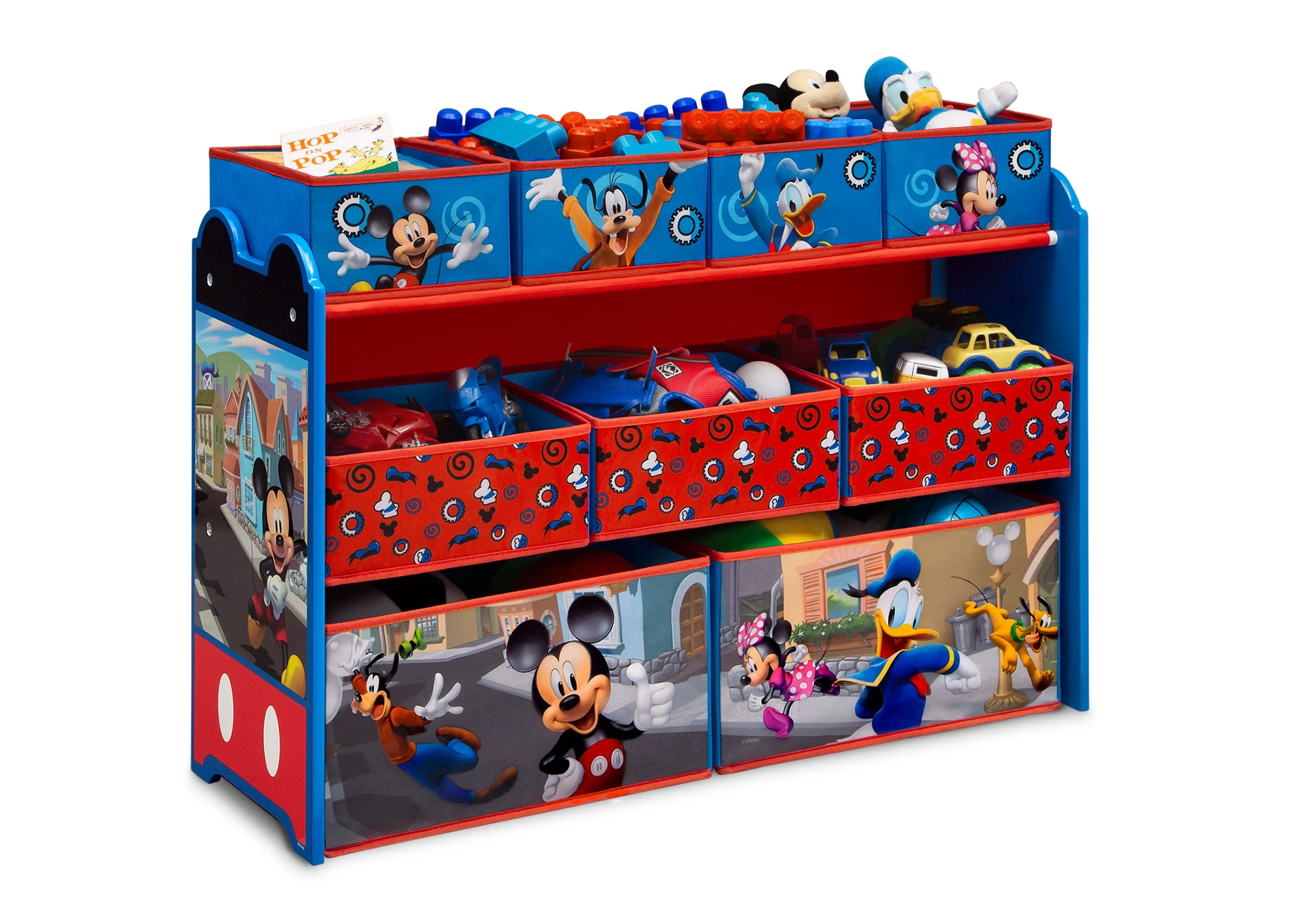 Mickey Mouse Deluxe 9 Bin Design and Store Toy Organizer