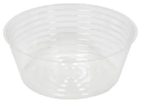 Midwest DL10 10" Clear Vinyl Deep Plant Planter Saucer Liner - Quantity of 50