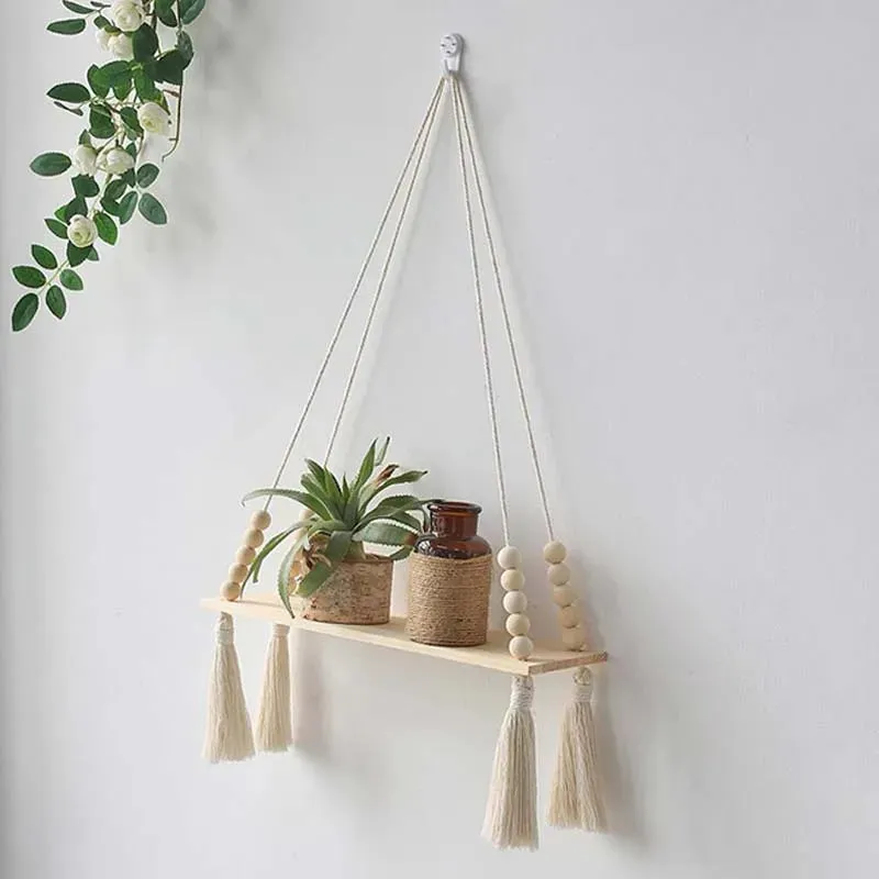 Modern Hanging Plant Shelf