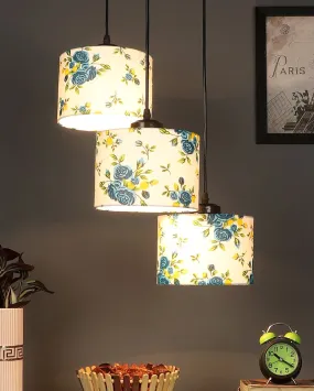Modern Round Drum Cluster Hanging Lamp