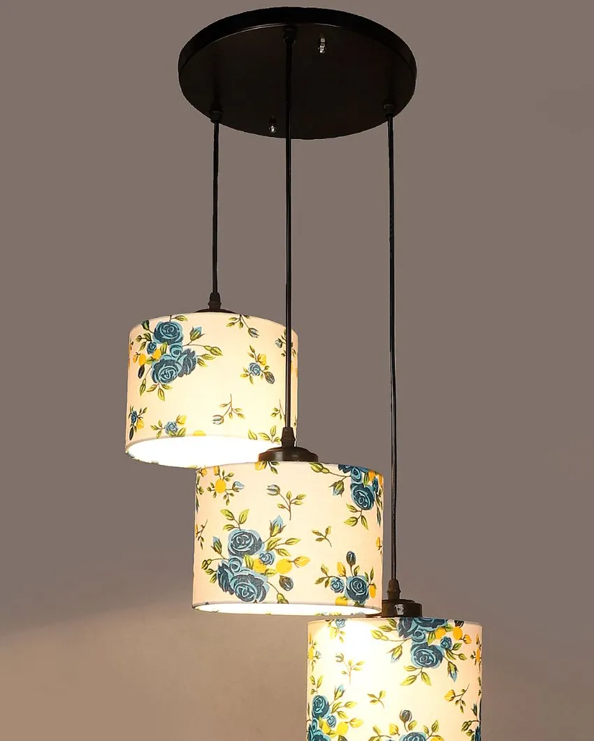 Modern Round Drum Cluster Hanging Lamp