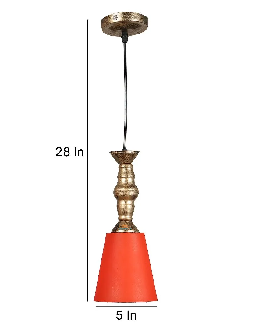 Modern Single Antic Hanging With Pvc Glass Ceiling Lamp
