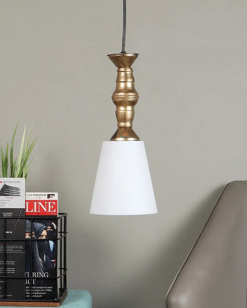 Modern Single Antic Hanging With Pvc Glass Ceiling Lamp