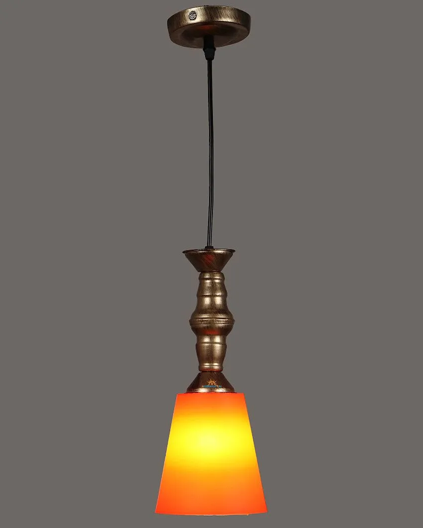 Modern Single Antic Hanging With Pvc Glass Ceiling Lamp