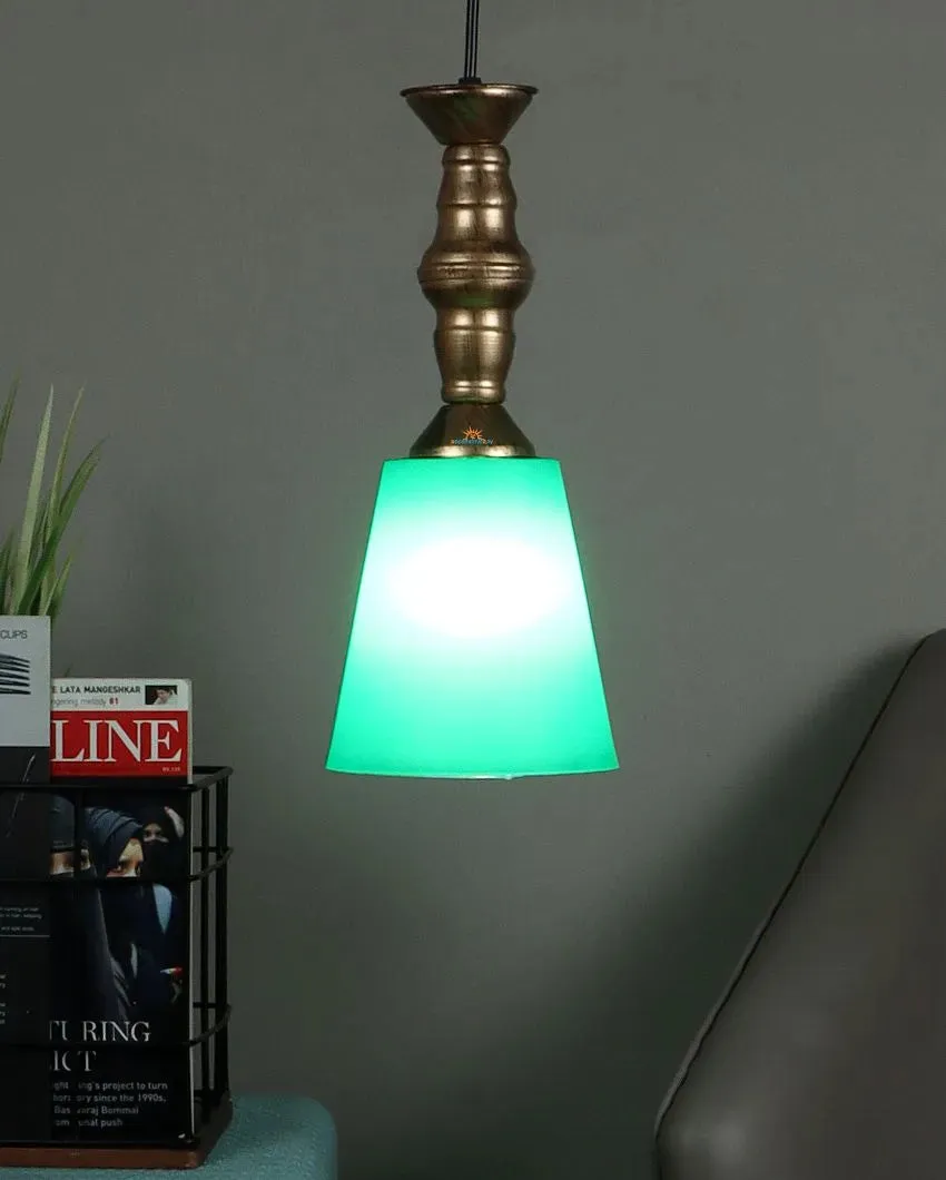 Modern Single Antic Hanging With Pvc Glass Ceiling Lamp
