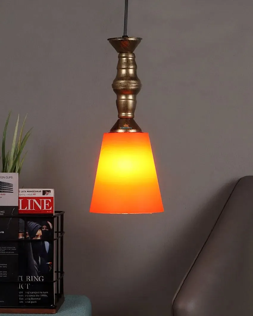 Modern Single Antic Hanging With Pvc Glass Ceiling Lamp