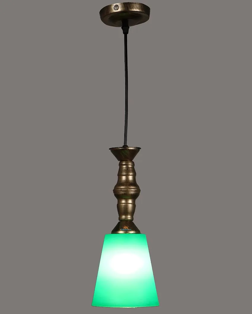 Modern Single Antic Hanging With Pvc Glass Ceiling Lamp