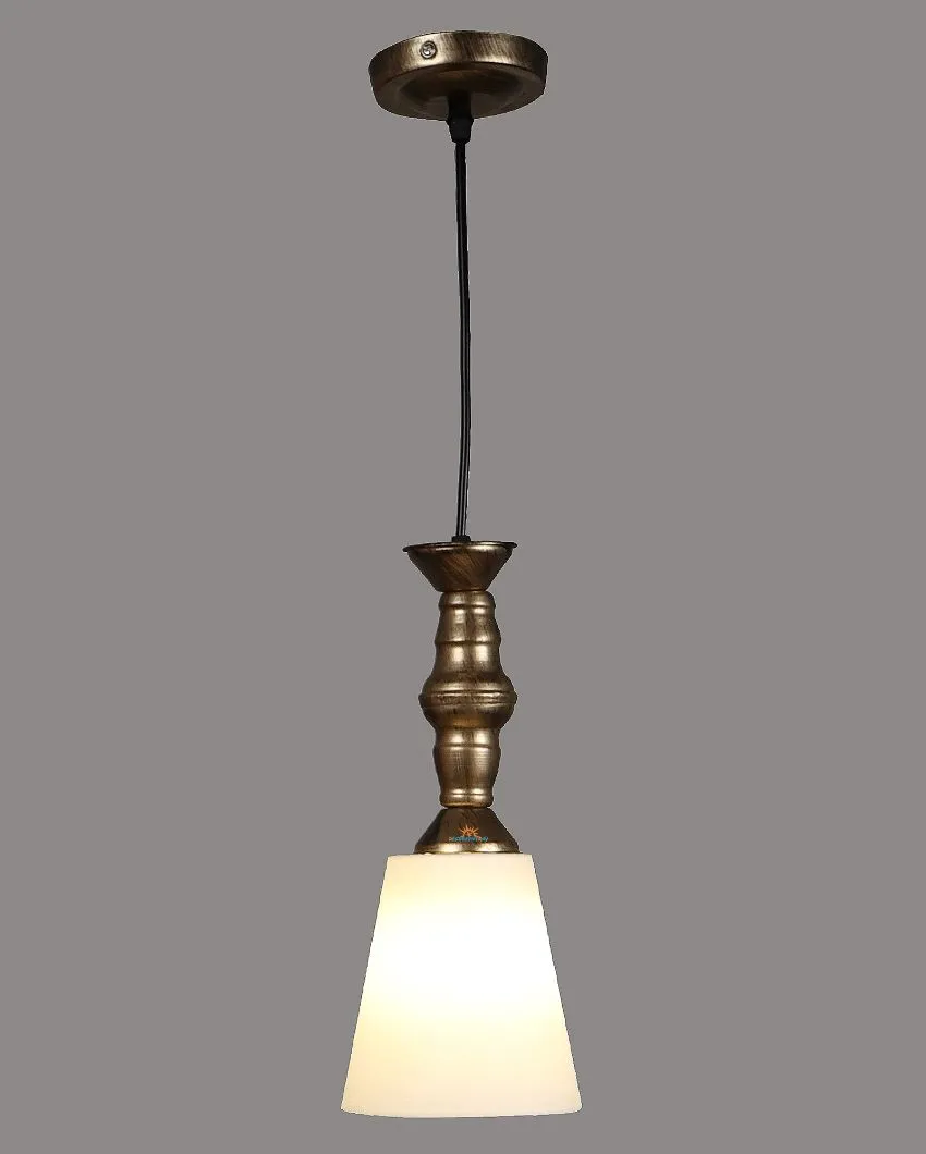 Modern Single Antic Hanging With Pvc Glass Ceiling Lamp