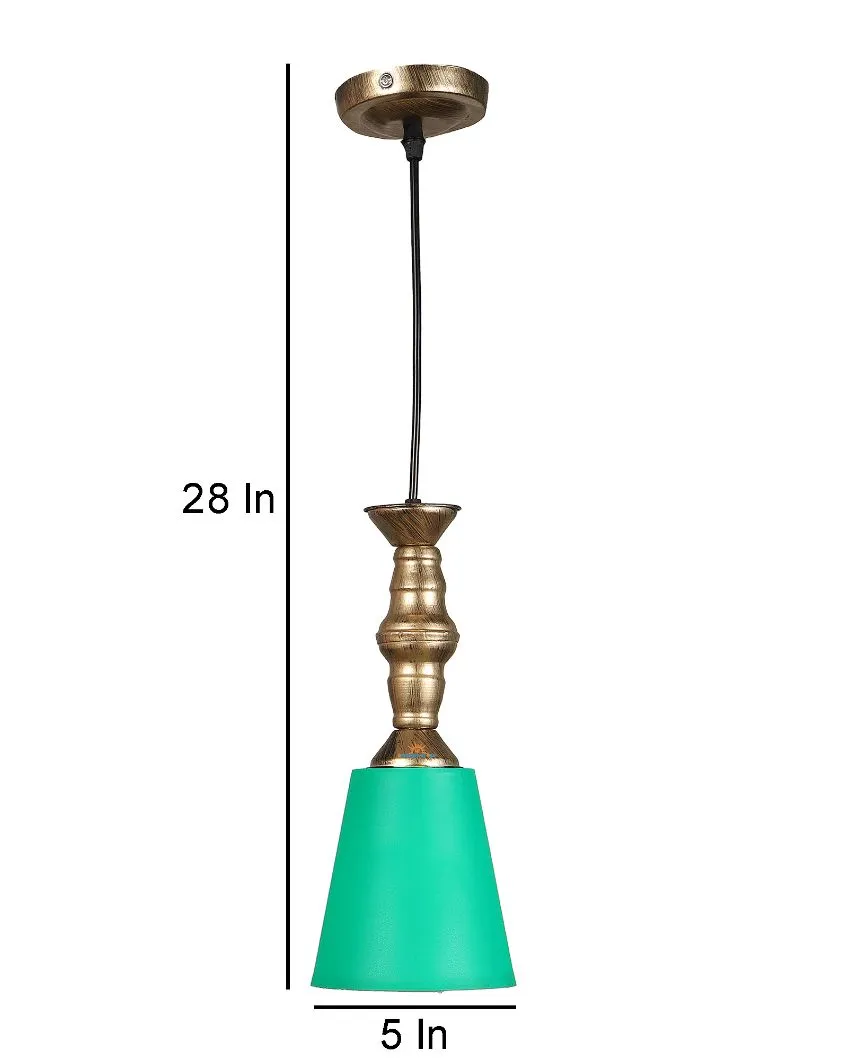 Modern Single Antic Hanging With Pvc Glass Ceiling Lamp