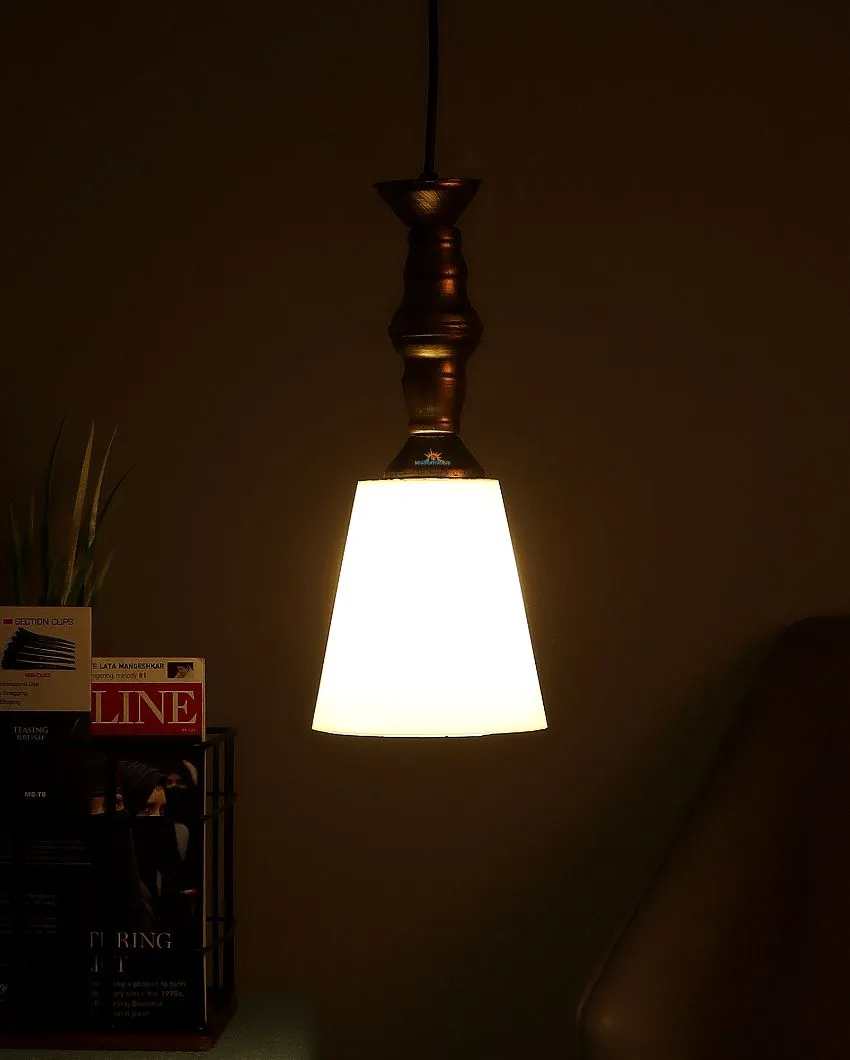 Modern Single Antic Hanging With Pvc Glass Ceiling Lamp