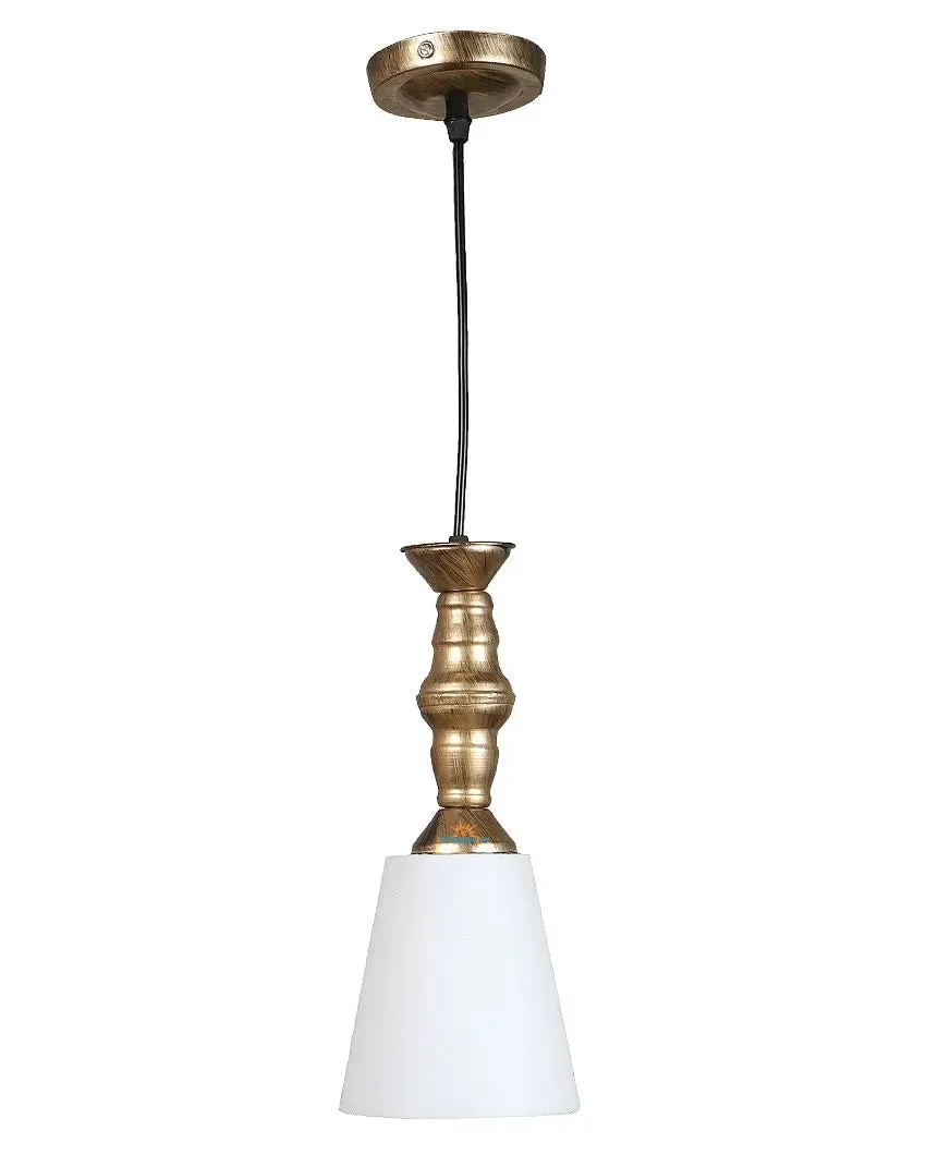 Modern Single Antic Hanging With Pvc Glass Ceiling Lamp