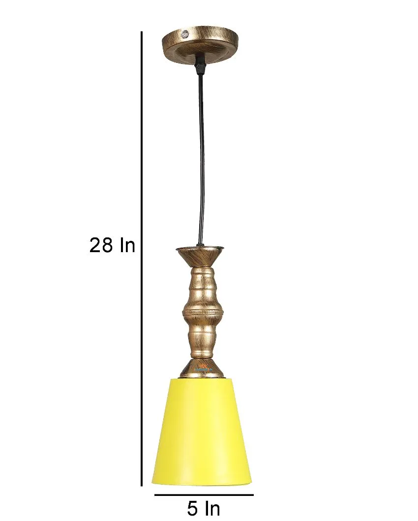 Modern Single Antic Hanging With Pvc Glass Ceiling Lamp