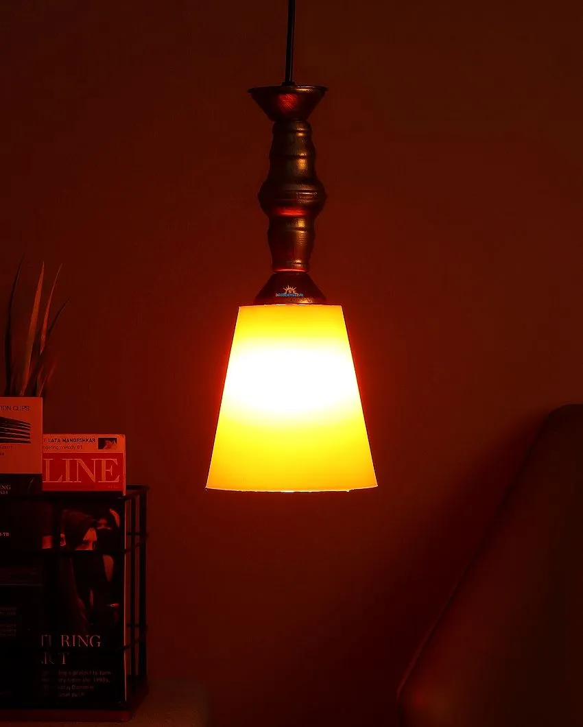 Modern Single Antic Hanging With Pvc Glass Ceiling Lamp