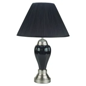 Niki Black Table Lamp (6/CTN)