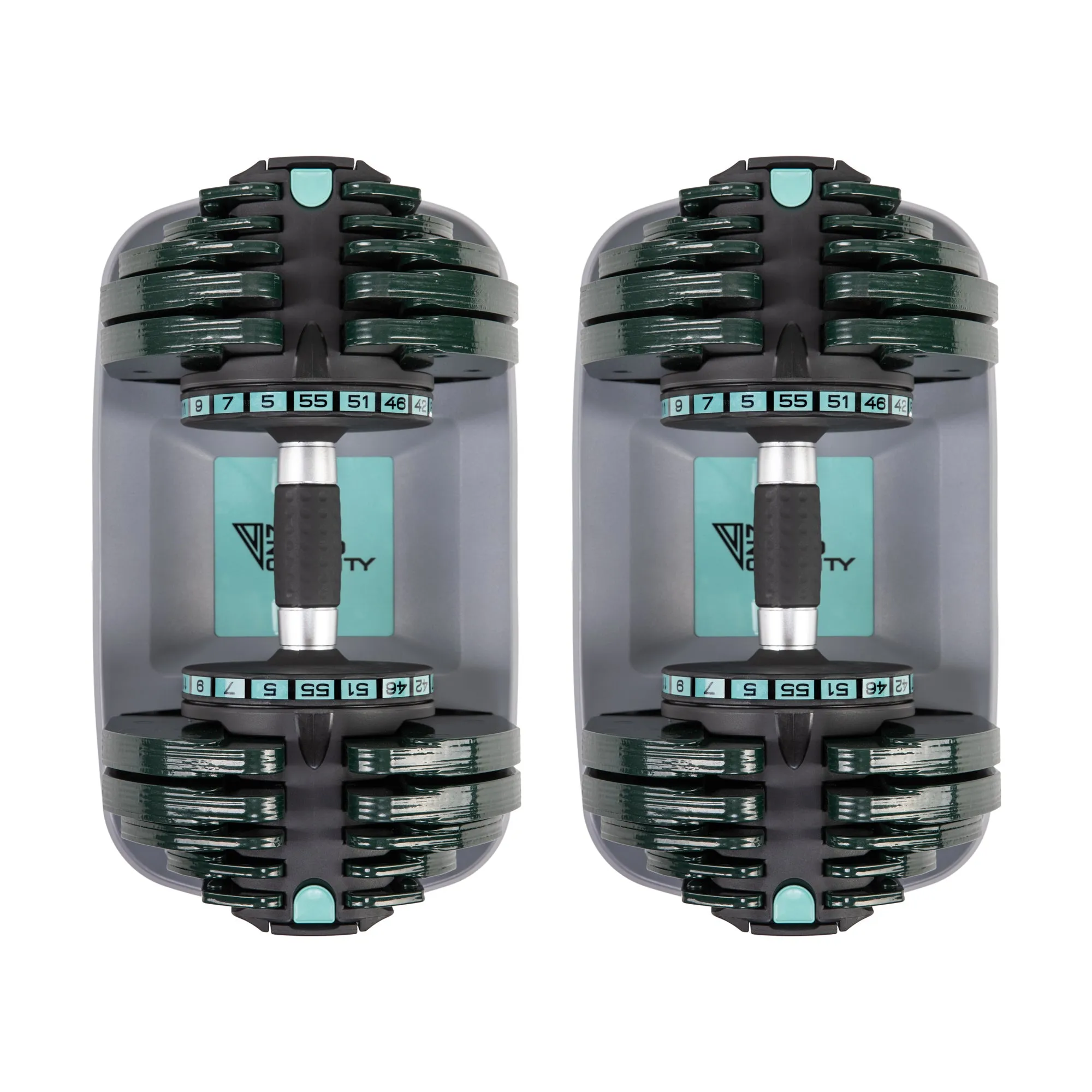 NonZero Gravity PowerDyne 55lbs Adjustable Dumbbell Set - Aspen