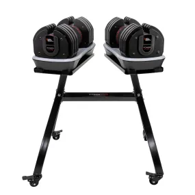 NonZero Gravity PowerDyne 80lbs Adjustable Dumbbell Set and Stand