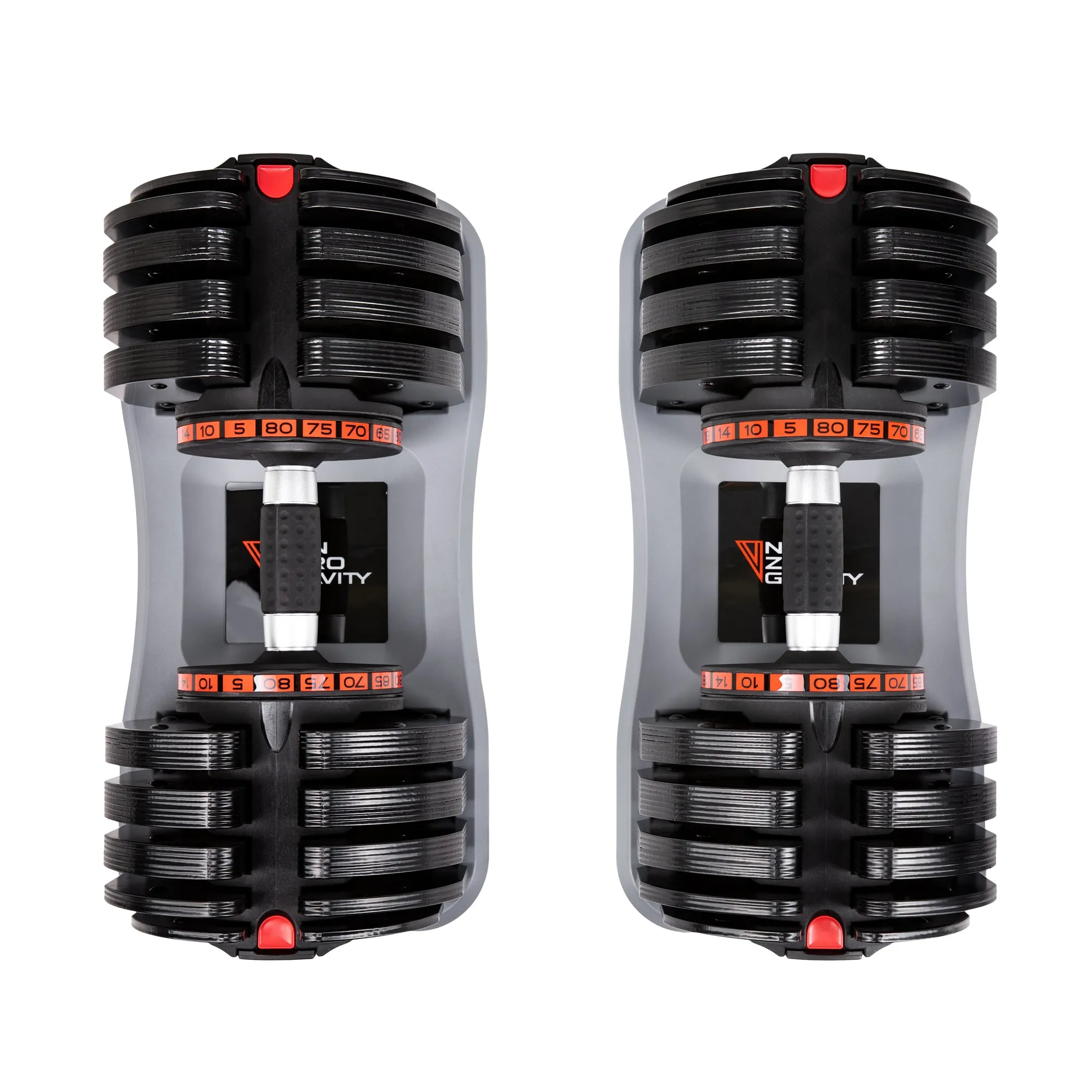 NonZero Gravity PowerDyne 80lbs Adjustable Dumbbell Set - Coal