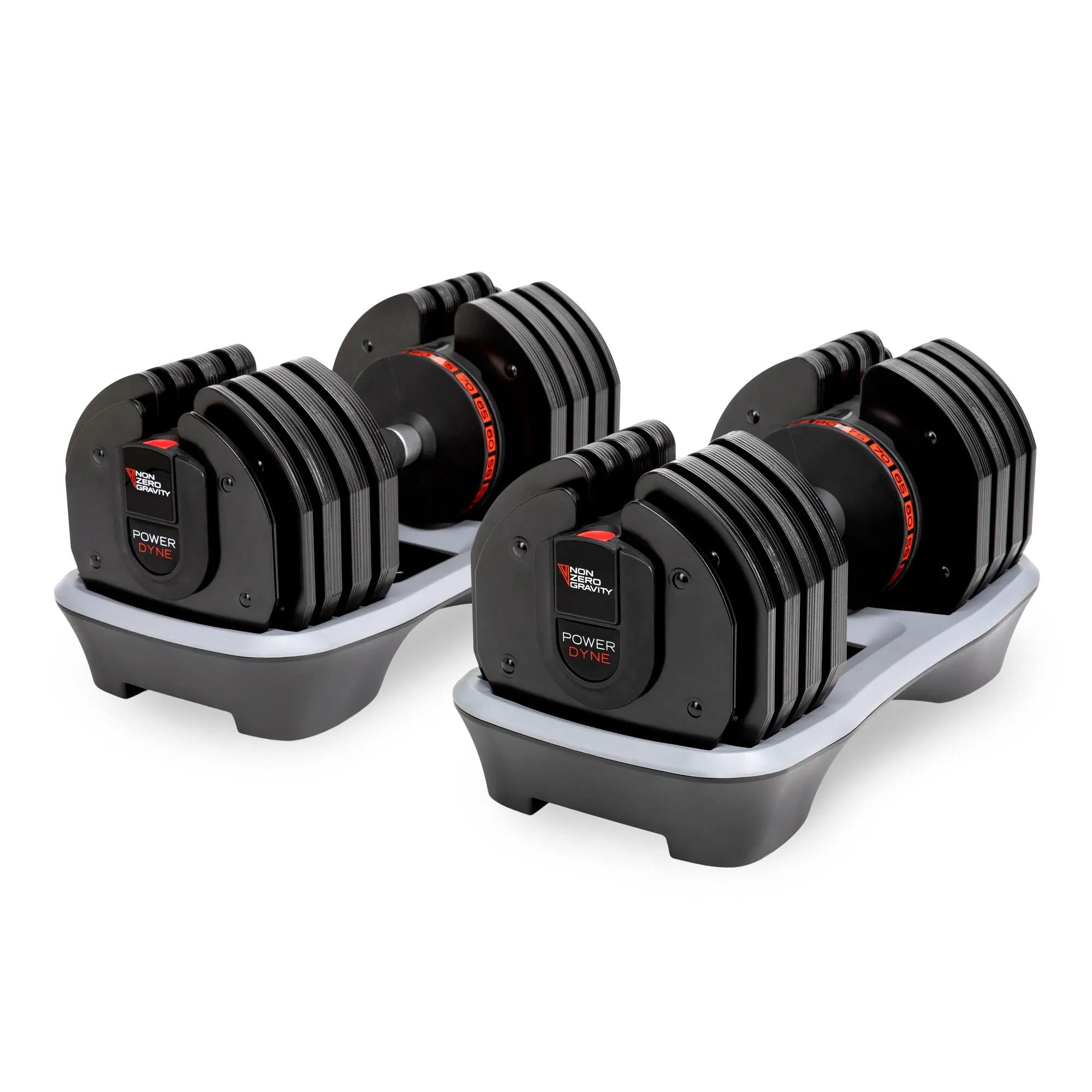 NonZero Gravity PowerDyne 80lbs Adjustable Dumbbell Set - Coal