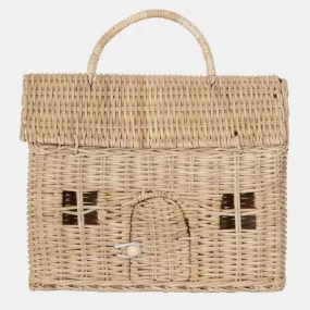 Olli Ella Casa Clutch Dolls House Basket - Straw