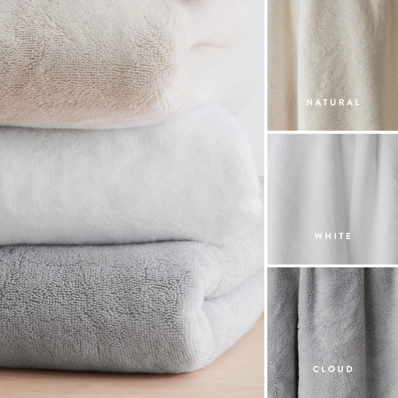 Organic Plush Bath Towel Set