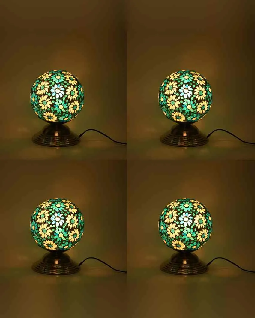 Ortensia Decorative Home LED Compatible Stylish Night Table Lamp | 6 x 8 inches