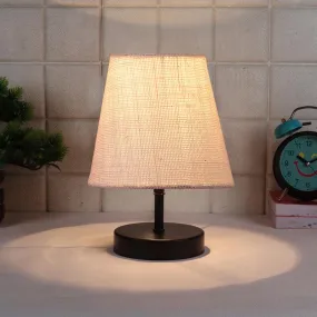 Otravo Table Lamp With Jute Shade - White