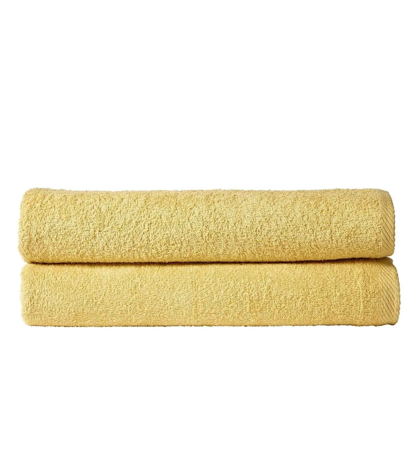 Pack of 2 Large Luxury Quick-Drying Indus Valley Cotton Bath Sheets 80x140 cm for Home Travel Gym Holidays Multiple Colours by OLIVIA ROCCO