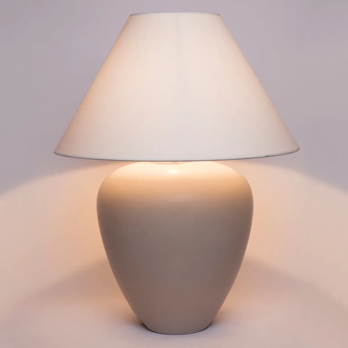 Picasso Table Lamp - Natural w White Shade