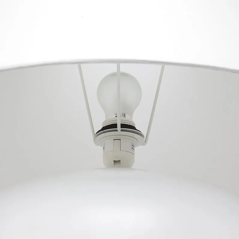 Picasso Table Lamp - White w White Shade
