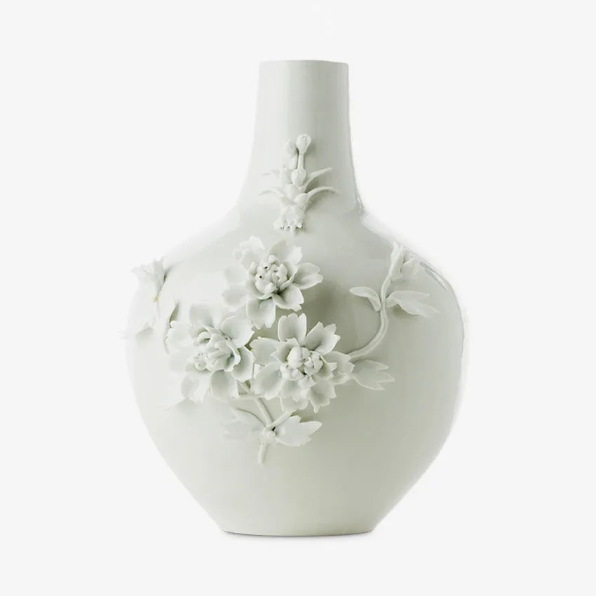 Polspotten | 3D Rose Vase White