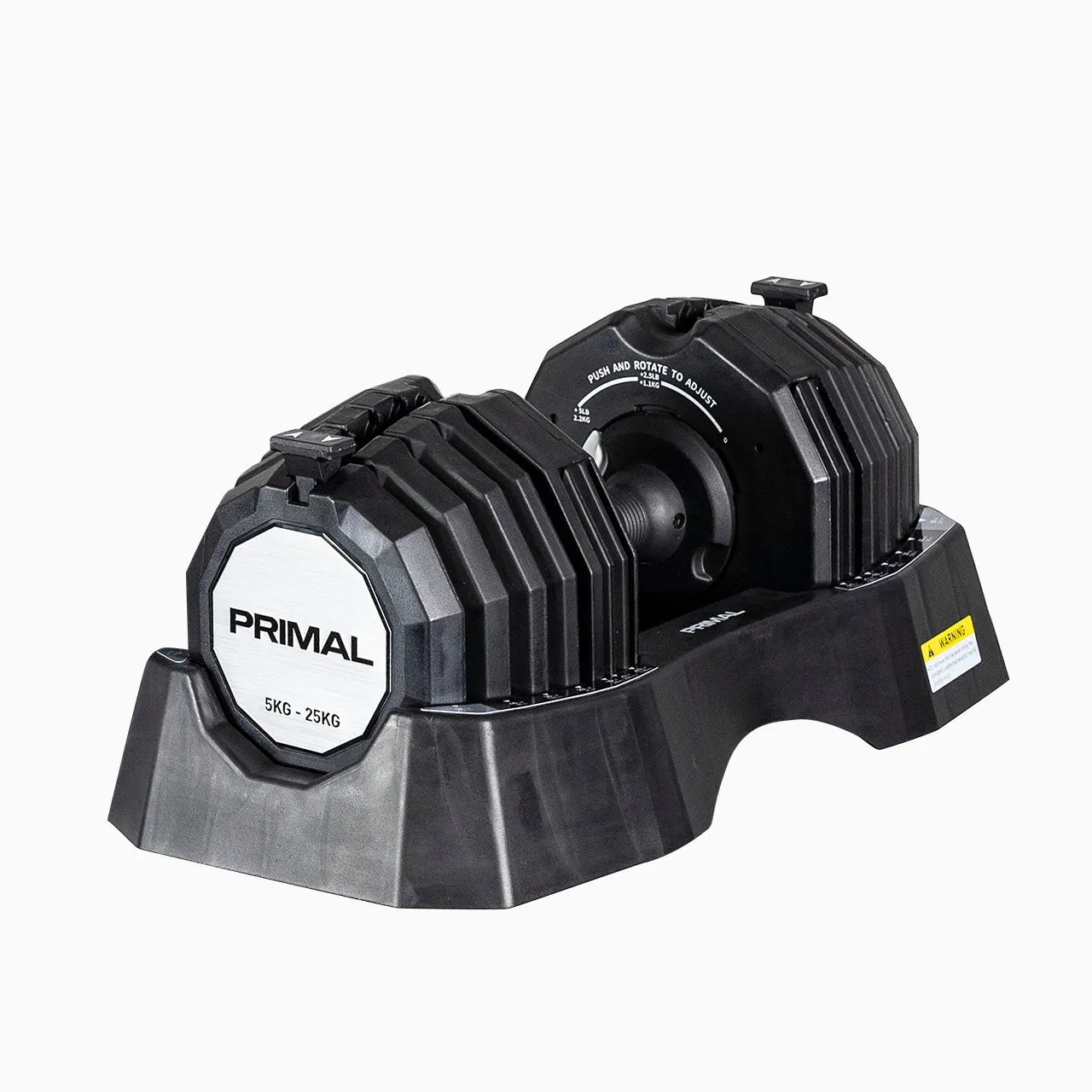 Primal Personal Series 25kg Adjustable Dumbbells (PAIR) with Stand