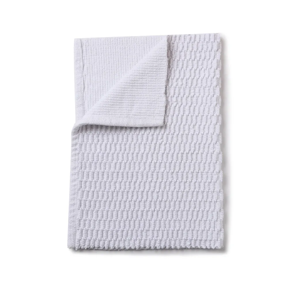RIB TWILL Cotton Anti Slip Bath mat