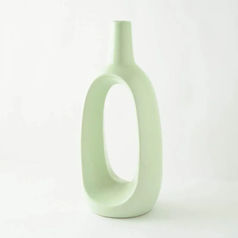 Ring Vase - Green
