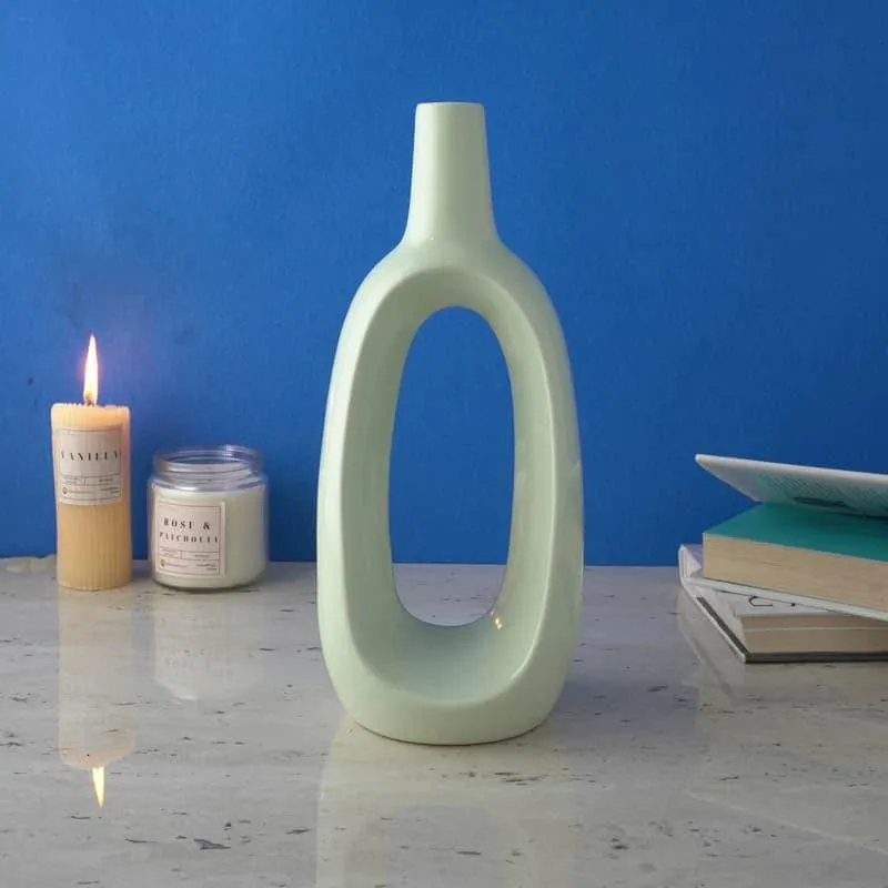 Ring Vase - Green