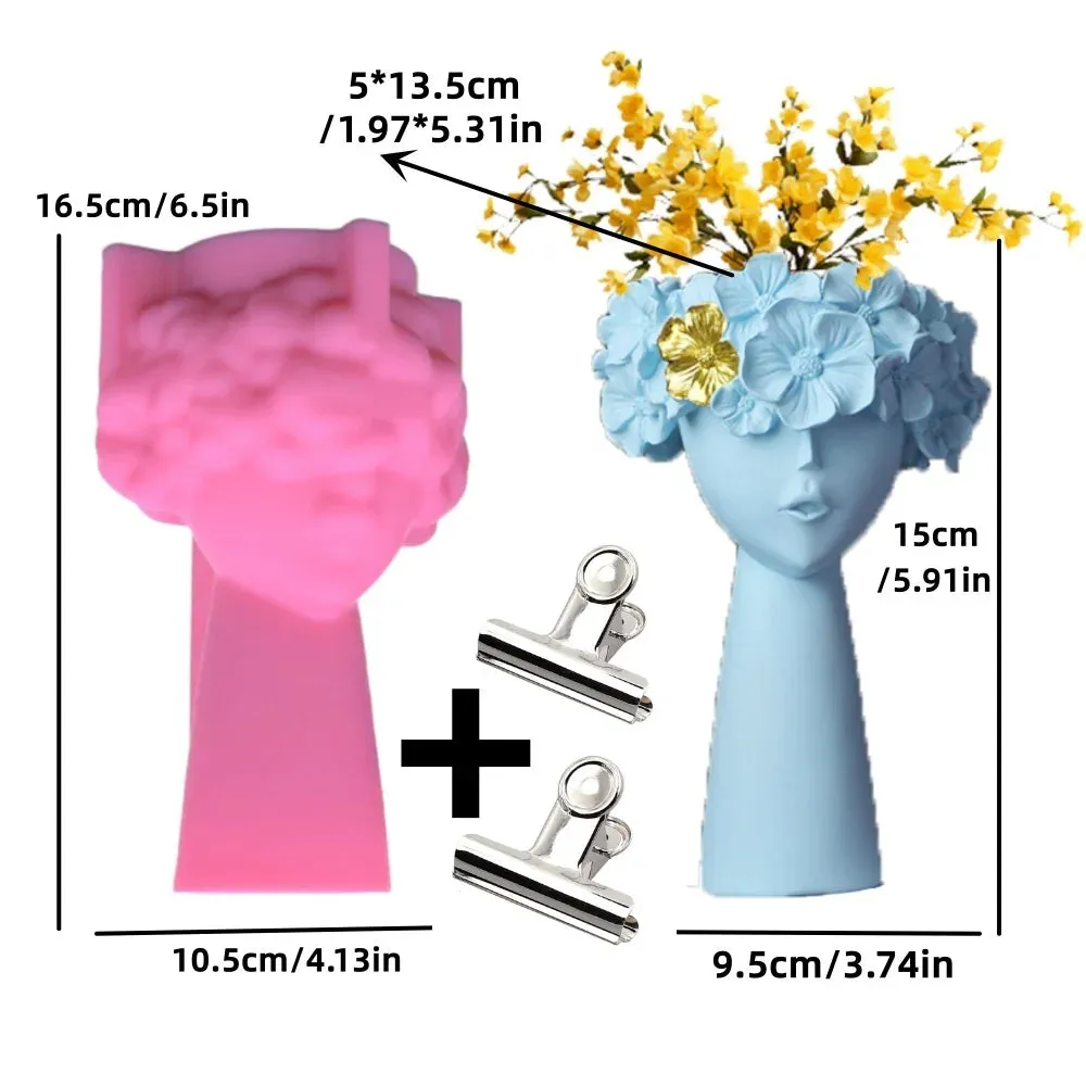 Silicone Mold for DIY Vases (no vase included)