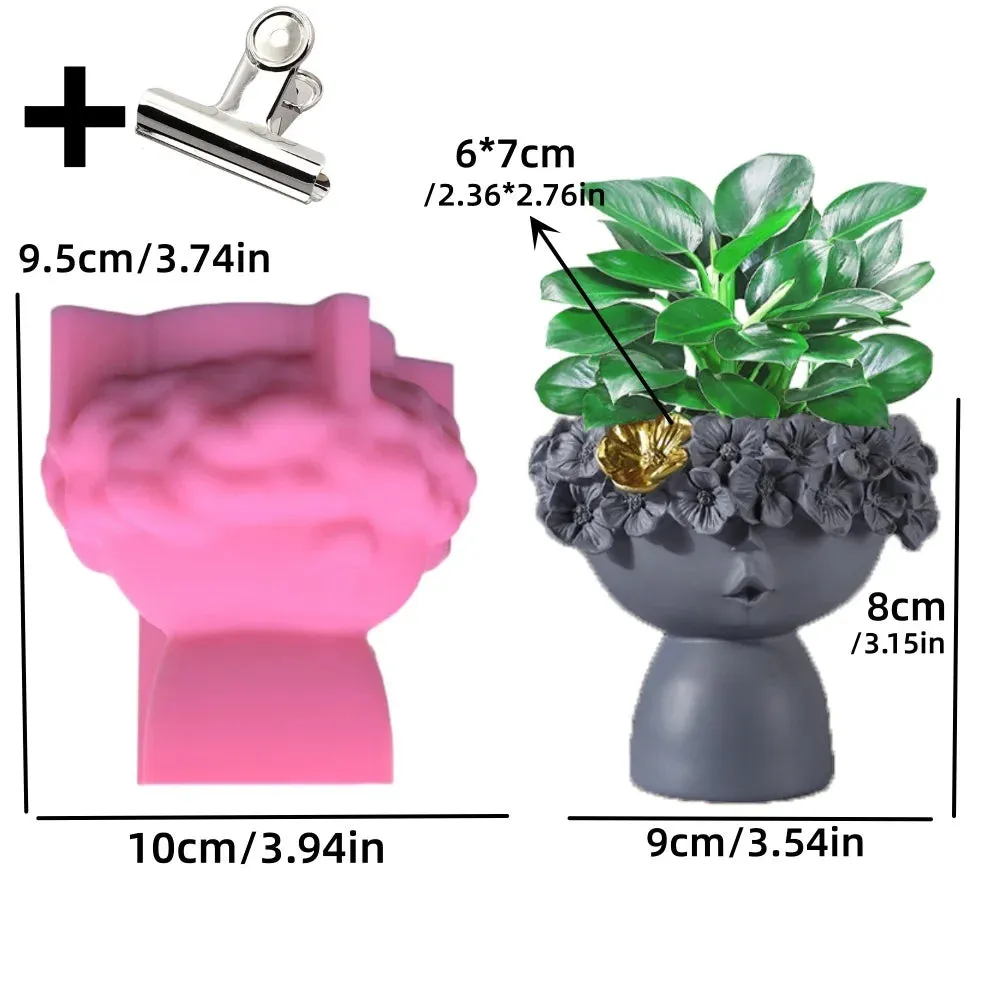 Silicone Mold for DIY Vases (no vase included)