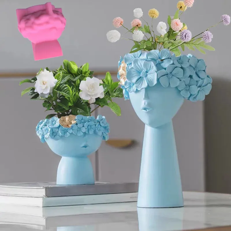 Silicone Mold for DIY Vases (no vase included)