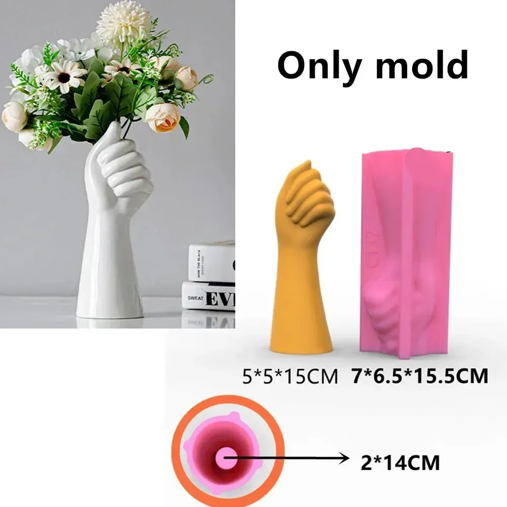 Silicone Mold for DIY Vases (no vase included)